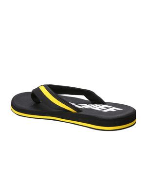 black fabric toe separator flip flops - 16379212 - Standard Image - 3