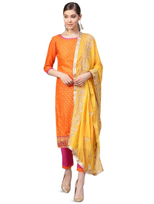 self-design unstitched suit - 16380566 - Standard Image - 1