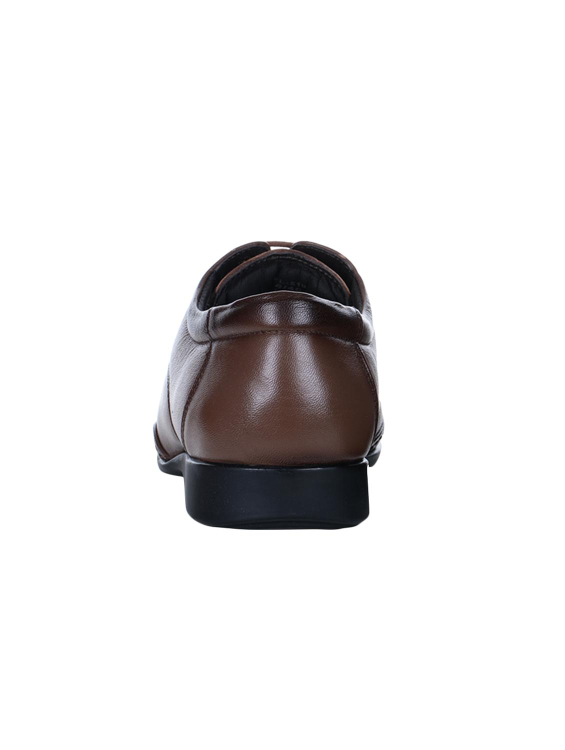 brown leather lace-up derbys - 16382751 - Zoom Image - 3