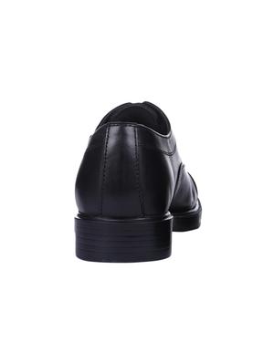 black leather lace-up oxfords - 16382753 - Standard Image - 3