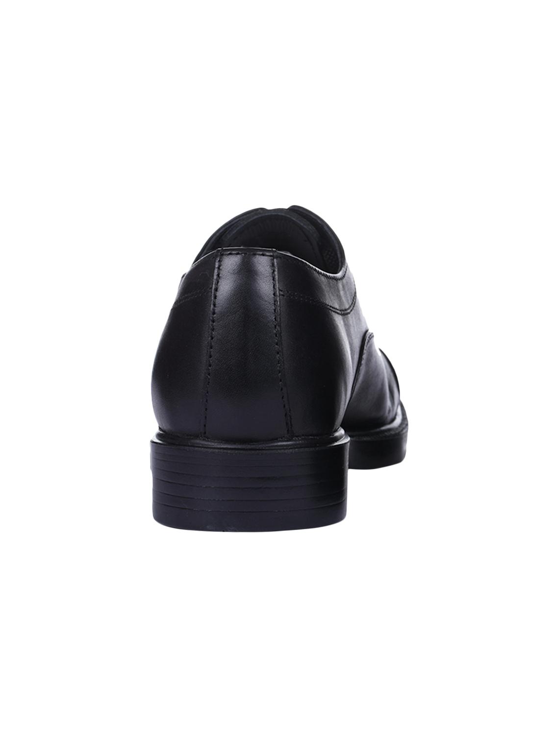 black leather lace-up oxfords - 16382753 - Zoom Image - 3