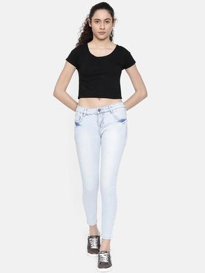 mid rise skinny fit jeans - 16383798 - Standard Image - 4