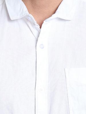 white ombre casual shirt - 16385259 - Standard Image - 5
