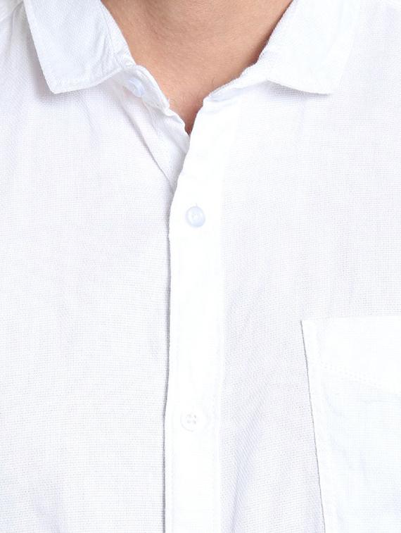 white ombre casual shirt - 16385259 - Zoom Image - 5