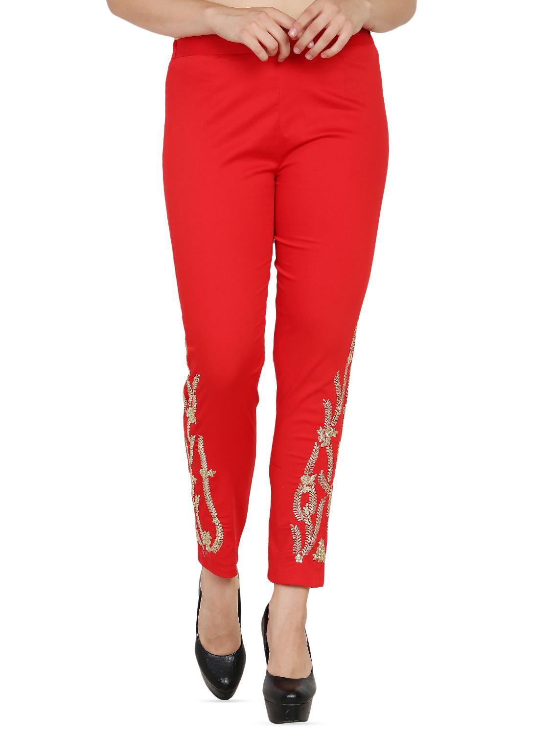 zari straight tapered pant - 16385292 - Zoom Image - 1