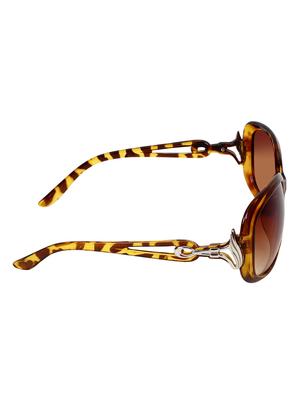 zyaden brown over sized sunglasses for women-518 - 16385606 - Standard Image - 3