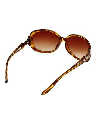 zyaden brown over sized sunglasses for women-518 - 16385606 - Standard Image - 4