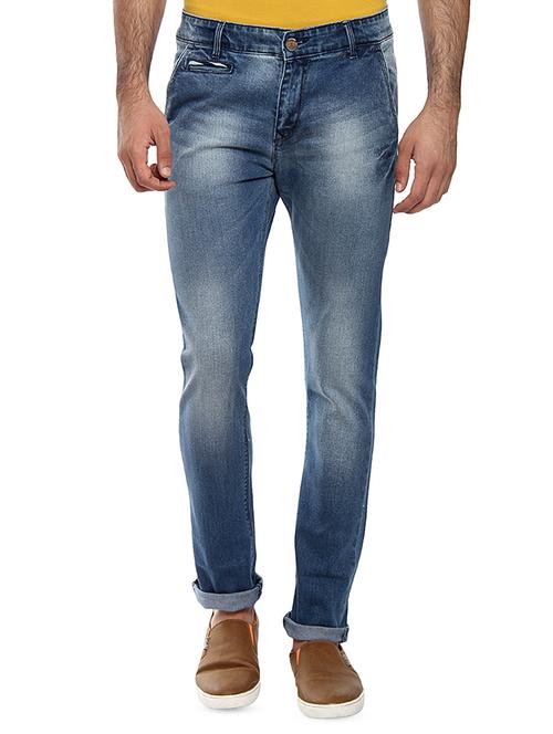 blue heavy washed jeans - 16386193 - Very Small Image - 1