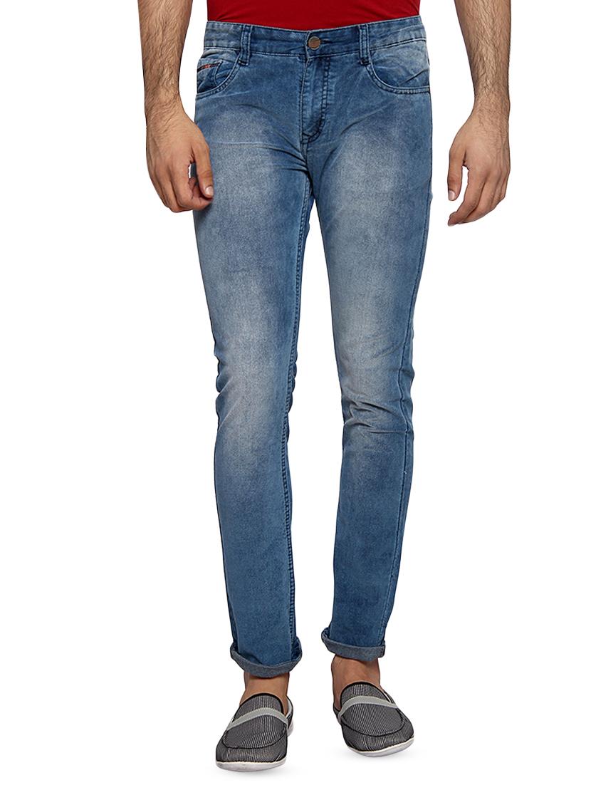blue light washed jeans - 16386209 - Zoom Image - 1