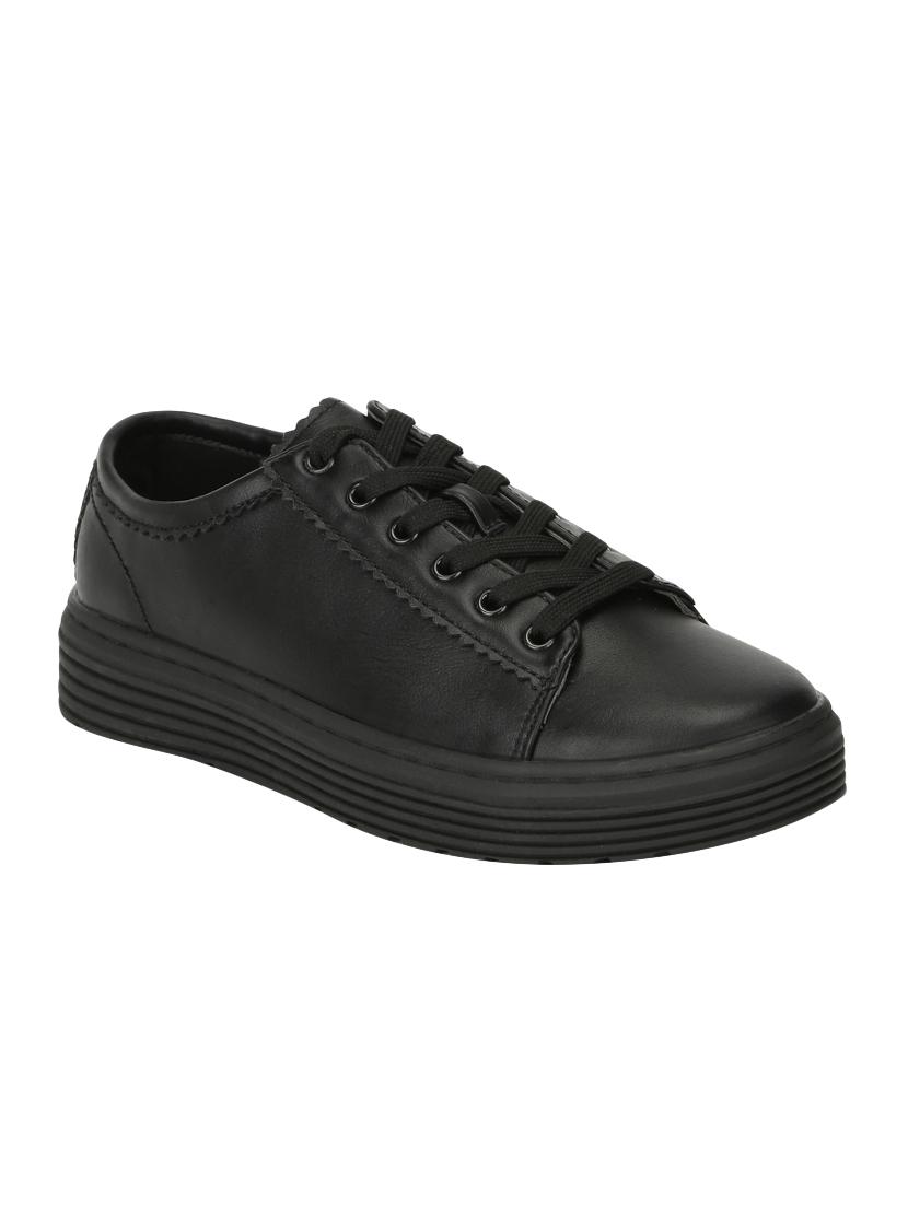 black lace-up sneakers - 16386416 - Zoom Image - 1
