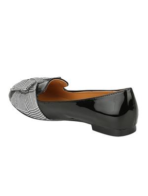 black slip on ballerinas - 16386429 - Standard Image - 3
