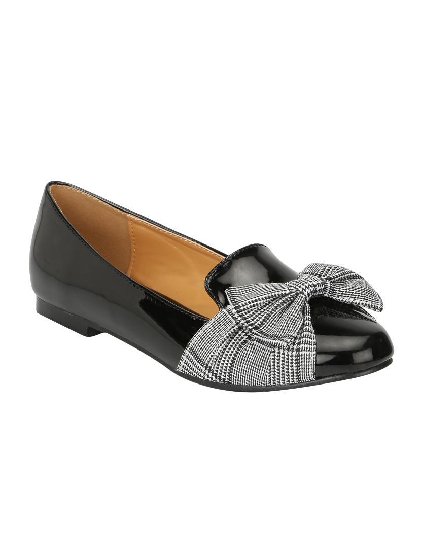 black slip on ballerinas - 16386429 - Zoom Image - 1