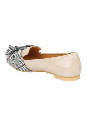 beige slip on ballerinas - 16386430 - Standard Image - 3