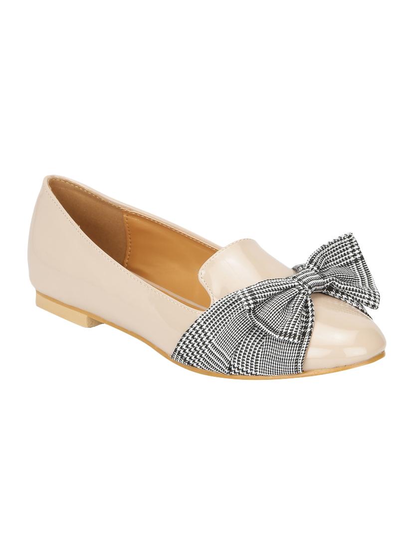 beige slip on ballerinas - 16386430 - Zoom Image - 1