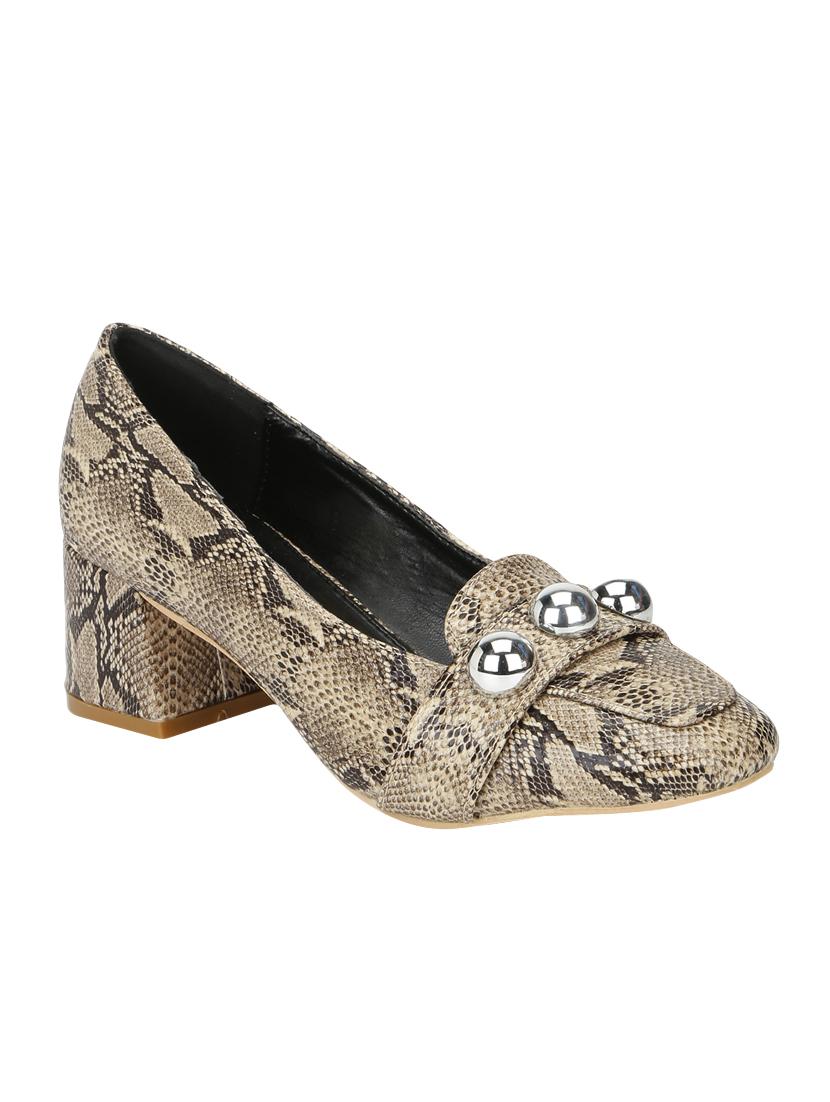 beige slip on pumps - 16386456 - Zoom Image - 1