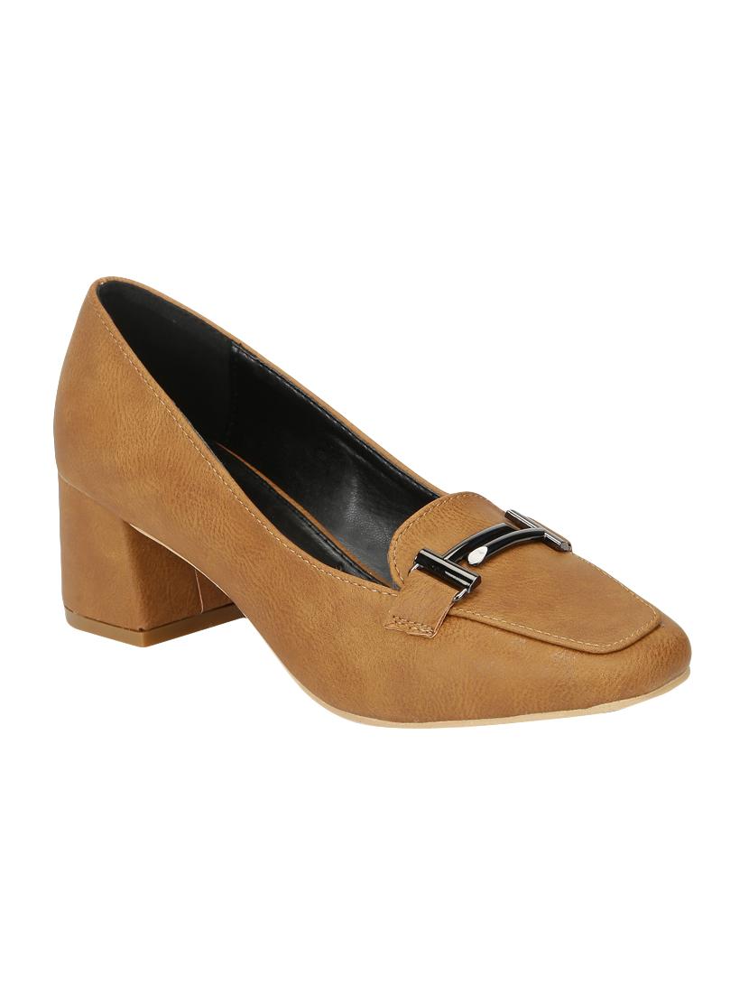 tan slip on pumps - 16386459 - Zoom Image - 1