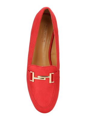 red slip on loafers - 16386491 - Standard Image - 4