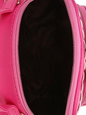 pink leatherette (pu) fashion backpack - 16386691 - Standard Image - 3