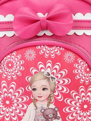 pink leatherette (pu) fashion backpack - 16386691 - Standard Image - 4