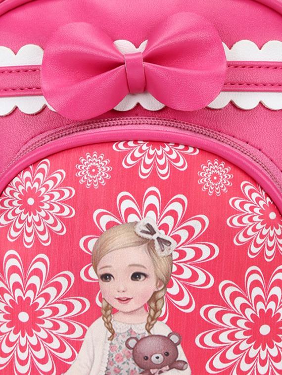 pink leatherette (pu) fashion backpack - 16386691 - Zoom Image - 4