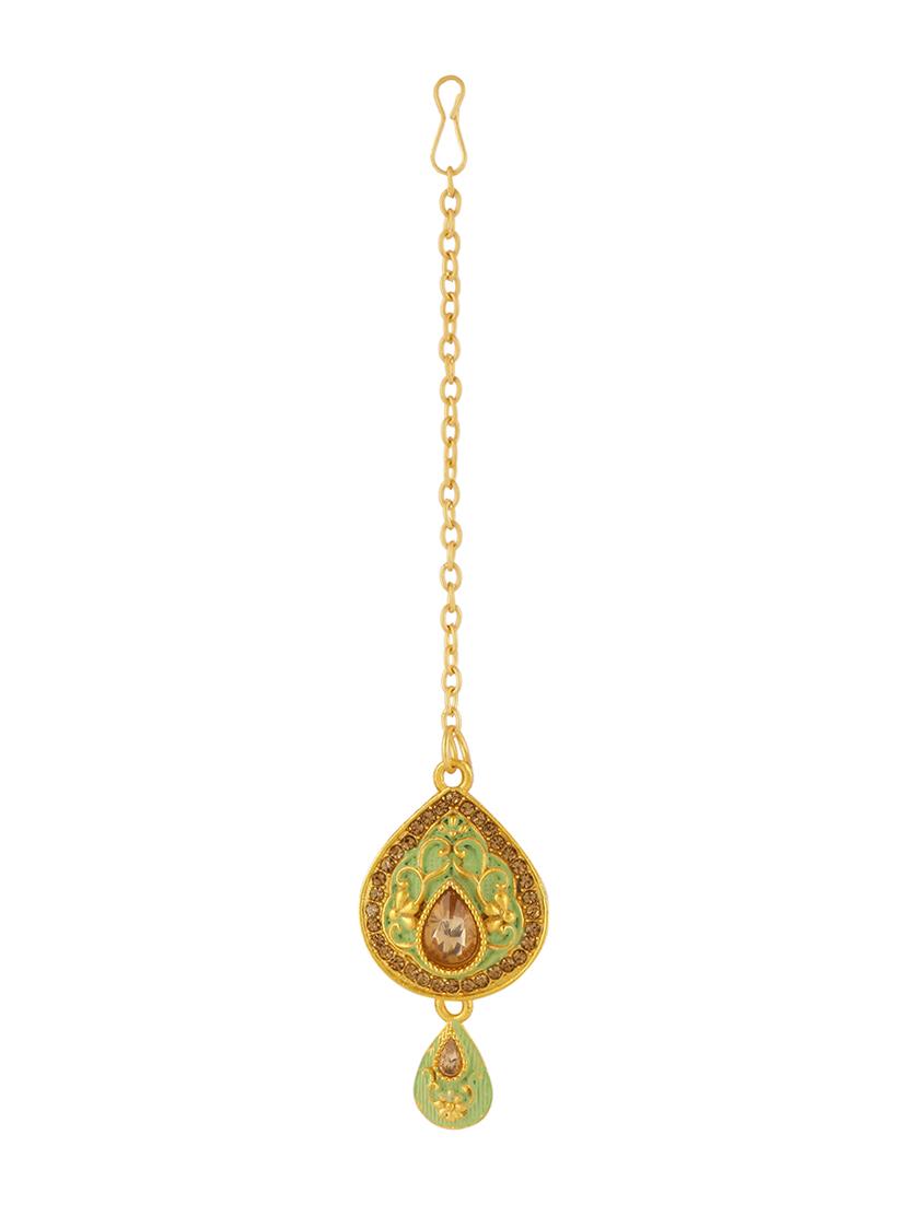 gold short necklace - 16386908 - Zoom Image - 4