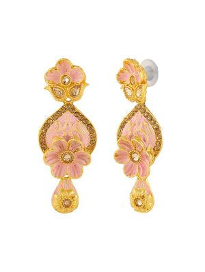 pink metal short necklace - 16386912 - Standard Image - 2