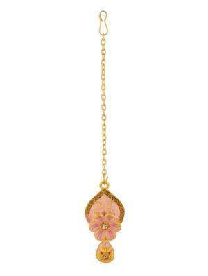 pink metal short necklace - 16386912 - Standard Image - 4