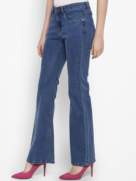 high rise boot cut jeans - 16387335 - Zoom Image - 2