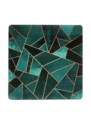 alina decor set of 6 printed coasters with wooden stand - 16387821 - Standard Image - 4