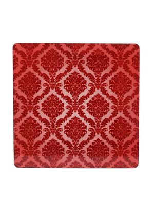 alina decor set of 6 printed coasters with wooden stand - 16387823 - Standard Image - 4