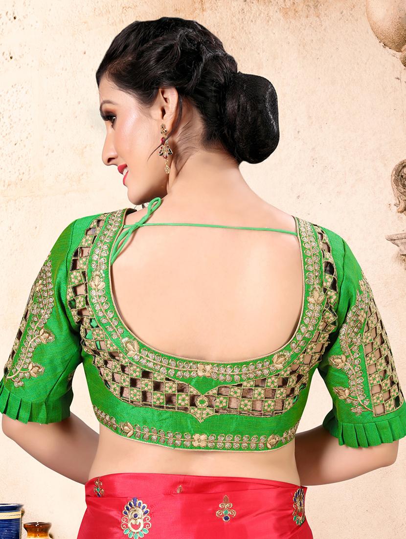 gold embroidered blouse - 16389023 - Zoom Image - 2