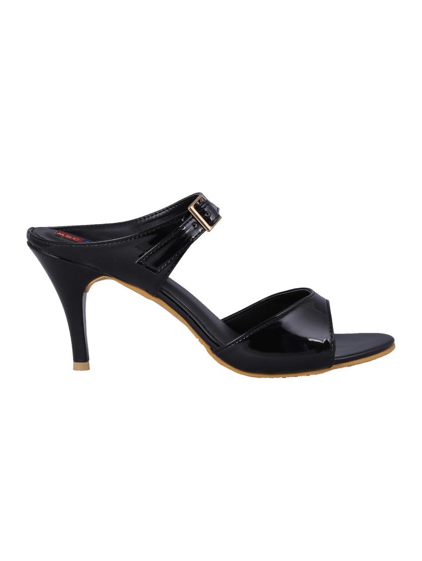 black slip on sandals - 16390766 - Zoom Image - 2