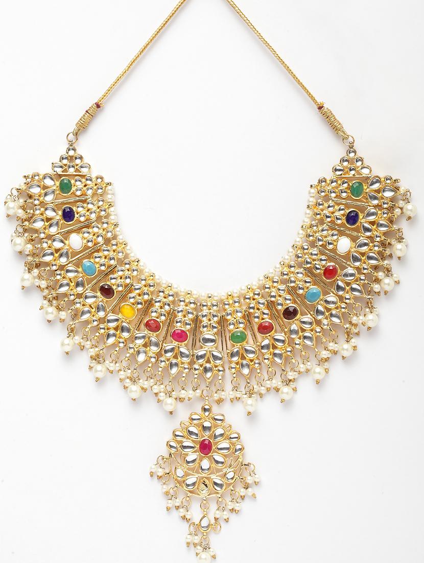 multi colored bridal necklace - 16391731 - Zoom Image - 1
