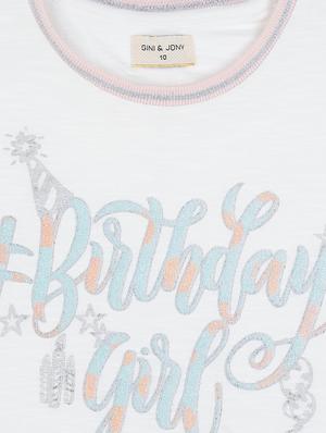 contrast neck rib graphic print top - 16391926 - Standard Image - 3
