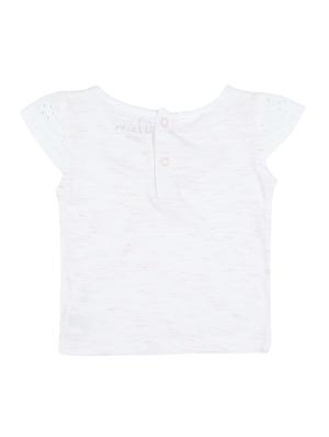 round neck schiffli detailed top - 16391997 - Standard Image - 2