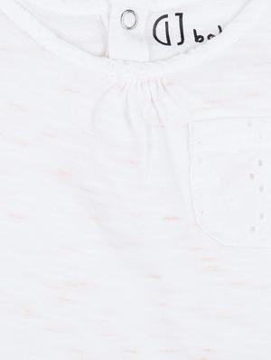 round neck schiffli detailed top - 16391997 - Standard Image - 3
