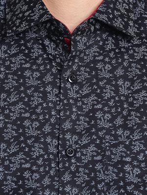 black printed casual shirt - 16395009 - Standard Image - 4