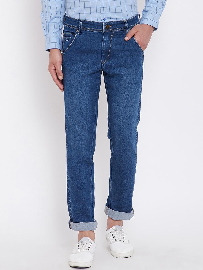 blue light washed denim jeans - 16396817 - Zoom Image - 1