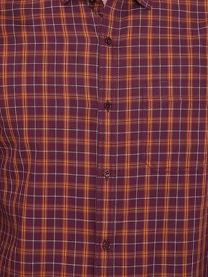 red checkered casual shirt - 16396857 - Standard Image - 5
