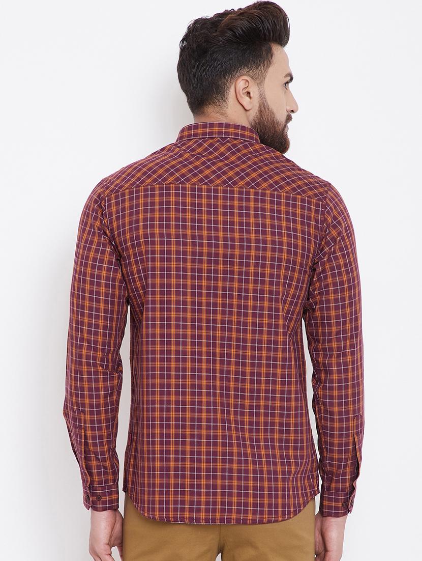 red checkered casual shirt - 16396857 - Zoom Image - 3