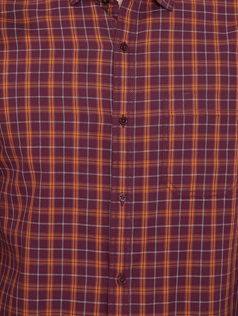 red checkered casual shirt - 16396857 - Zoom Image - 5