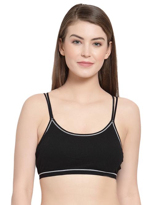 styled back sports bra - 16396931 - Standard Image - 1