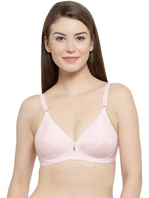 floral laced t-shirt bra - 16396954 - Standard Image - 1