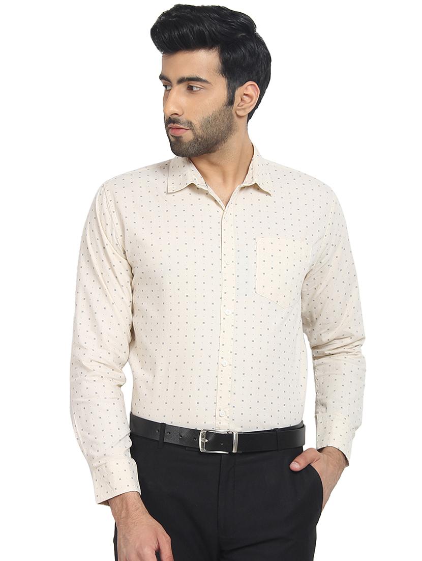 white cotton formal shirt - 16399623 - Zoom Image - 1