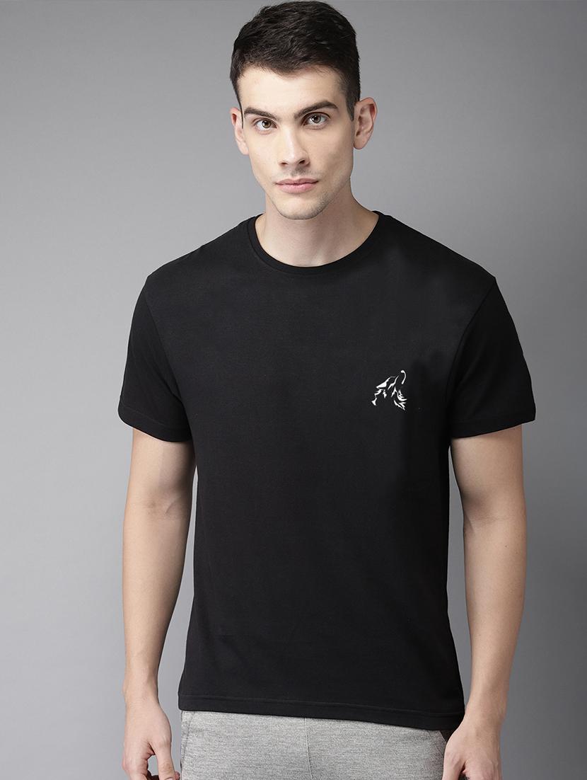black solid t-shirt - 16401373 - Zoom Image - 1
