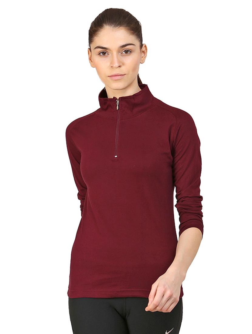 turtle neck zip detail sweatshirt - 16401824 - Zoom Image - 1