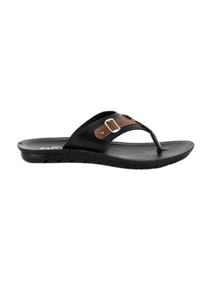 pu-spm black leatherette toe separator slippers - 16401845 - Standard Image - 2