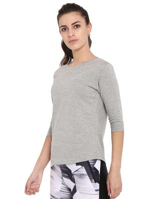 round neck solid tee - 16401939 - Standard Image - 2