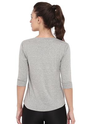 round neck solid tee - 16401939 - Standard Image - 3