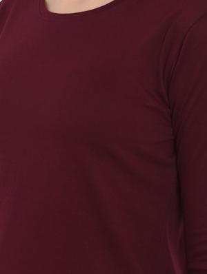 round neck solid tee - 16401944 - Standard Image - 5
